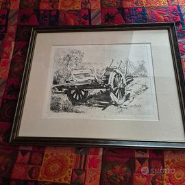 quadro il vecchio carro - Enrico Piras