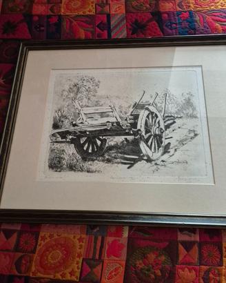 quadro il vecchio carro - Enrico Piras