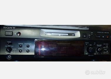 MINI DISC SONY DECK CON TELECOMANDO MDS S39