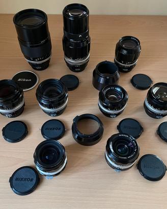NIKON NIKKOR VINTAGE OTTICHE F MOUNT / STUPENDE