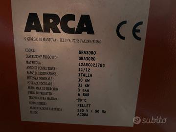 Caldaia a Pellet Arca Granola 30 RO (30 kW)