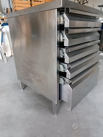 cassettiera/tavolo inox