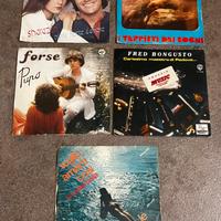 Lotto 5 Vinili 45 Giri Musica Italiana Anni 70/80