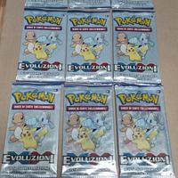 9 buste presentazione Pokemon Evoluzioni XY 