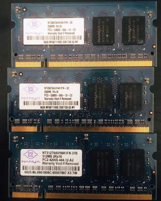 Ram 256 512 1gb