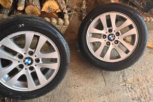 coppia di cerchi in lega r 16 bmw 320 d a 5 fori
