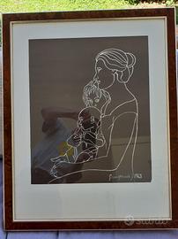 Quadro litografia numerata GIANGRANDI