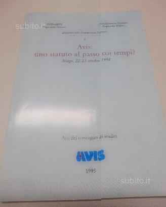 Libro AVIS uno statuto al passo coi tempi introvab