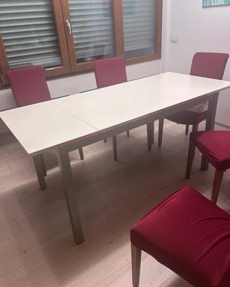 Tavolo da cucina con 6 sedie