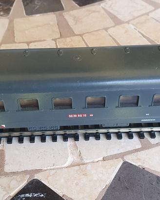 Lima trenini H0 carrozza militare Leopold 