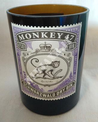 Gin Monkey 47 Vaso artigianale da arredo Bottiglia