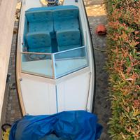 Barca + motore fuoribordo