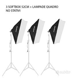 SOFTBOX LUCE CONTINUA 3X