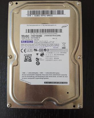Hard disk samsung hd103si 1tb scheda pcb guasta