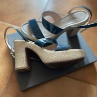 Sandali eleganti tacco/zeppa Nero Giardini