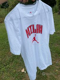 Jordan T-shirt Uomo Bianca “Milan” Jumpman