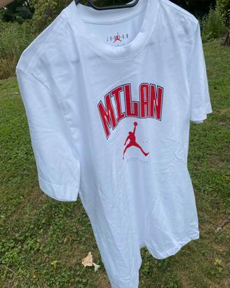 Jordan T-shirt Uomo Bianca “Milan” Jumpman