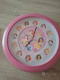 orologio da parete principesse disney