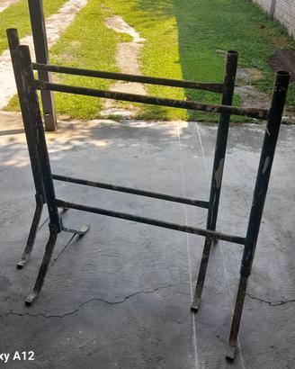 2 cavalletti edili in ferro