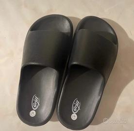 Ciabatte donna gomma taglia n 36 comode Nero Nuove