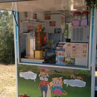 Chiosco fruitbar su ruote