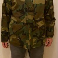 Giacca/parka militare/mimetica Woodland taglia 48