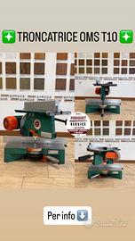 TRONCATRICE T10 oms Levigatrice per parquet