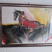 Quadro Gino Falzon Sage Vernis anni '70