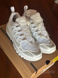 Scarpe Salomon Quicklace n 43 1/3 Bianche