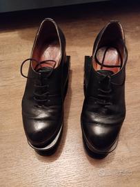 Scarpe donna nere vera pelle CAMPER 