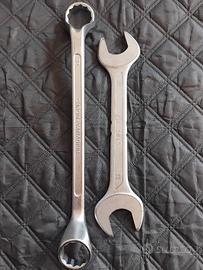 2 chiavi poligonale forchetta 