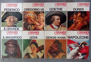 Libri '' I grandi di tutti i tempi'' 59 volumi