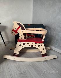 Janod cavallo a dondolo legno
