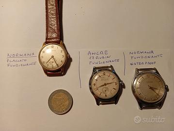 3 orologi vintage Collezionismo In vendita a Perugia
