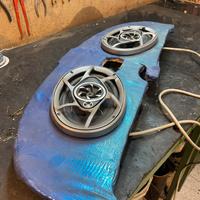 Pannello audio casse ape piaggio