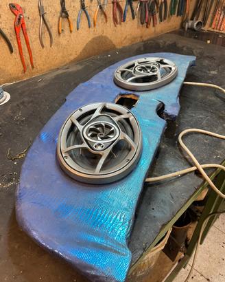 Pannello audio casse ape piaggio