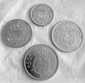 5 monete spagnole