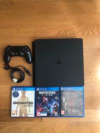PS4 slim + 3 Giochi