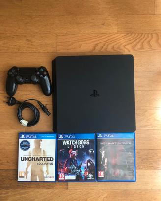PS4 slim + 3 Giochi