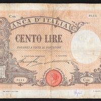 Banconota lire 100 del 1910 rara