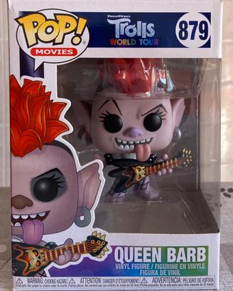 Funko Pop Trolls Queen Barb #879 con scatola