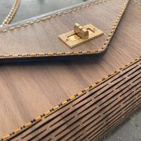 Borsa Artigianale in Legno - Personalizzabile