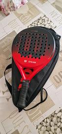 Racchetta da padel con custodia e scarpe Wilson
