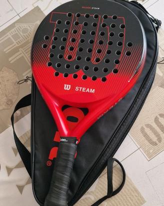 Racchetta da padel con custodia e scarpe Wilson