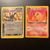 Umbreon (Sandstorm) + Dark Flareon (Team Rocket)