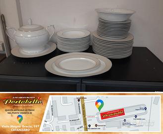 Codice: 271389  SERVIZIO PIATTI BOUQUET FINE PORCE