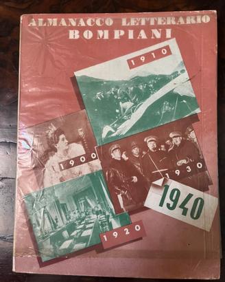 Almanacco letterario Bompiani 1940
