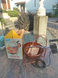 Paiolo elettrico in rame per polenta