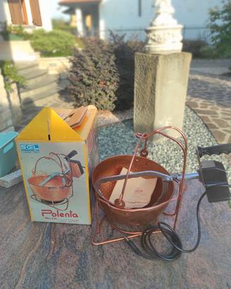 Paiolo elettrico in rame per polenta