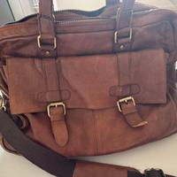 Cartella messenger uomo in pelle Gianni Conti
